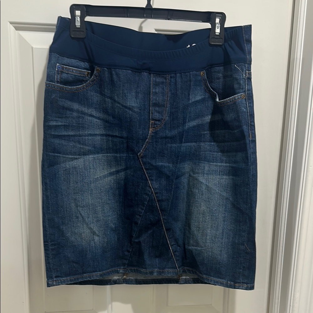 GAP Denim Skirt with Navy Waistband